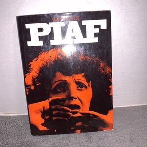 Edith Piaf by Monique Lange HB/DJ Book - Little Sparrow - Cabaret Modern Chanson